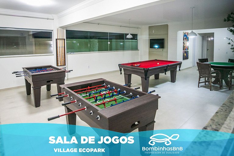 D202 - Churrasqueira, Piscina e Sala de Jogos